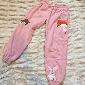 Mini Boden size 9 woodland friends joggers 🦌🦊🐰